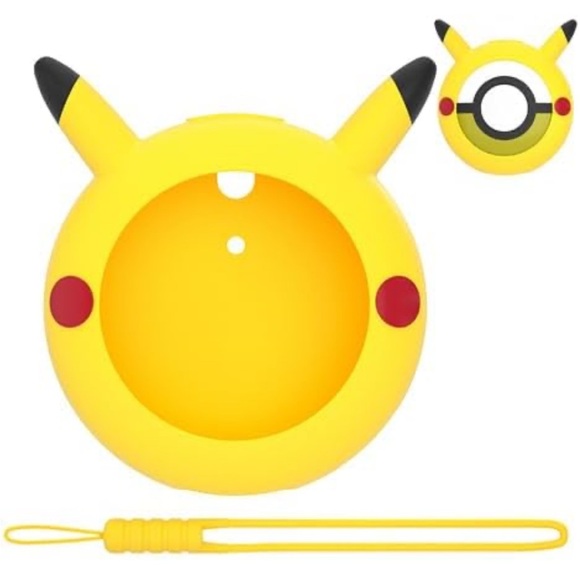 BNWT Yellow Silicone Case for Poke GO Plus +, Soft Silicone Wrist Strap Pikachu - Picture 1 of 9